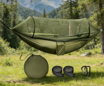 Olive Green Nylon Hammock Bug Net - Image 2