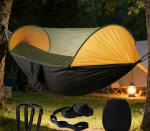 Large D Style Hammock Mosquito Net with Straps - Image 2