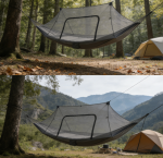 Ultra Light Black Bug Net with Two Way Zippers - Image 2